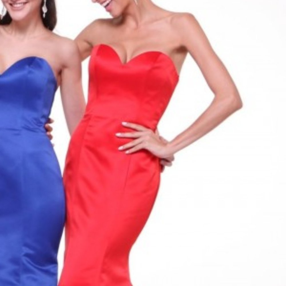 Sweetheart Neck Strapless Prom Dress CD8792